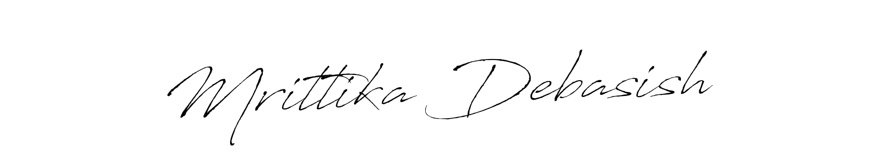 Design your own signature with our free online signature maker. With this signature software, you can create a handwritten (Antro_Vectra) signature for name Mrittika Debasish. Mrittika Debasish signature style 6 images and pictures png