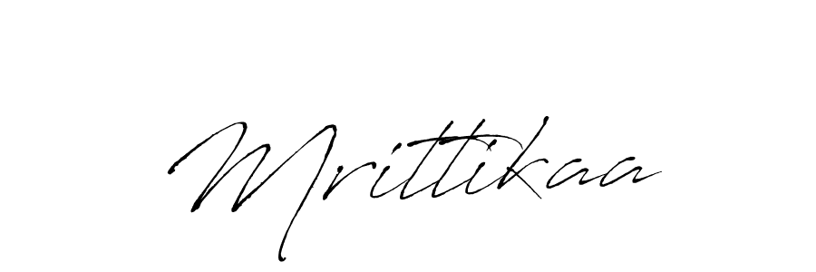 How to make Mrittikaa name signature. Use Antro_Vectra style for creating short signs online. This is the latest handwritten sign. Mrittikaa signature style 6 images and pictures png