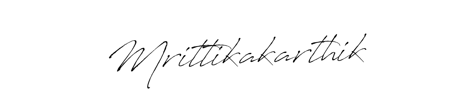 The best way (Antro_Vectra) to make a short signature is to pick only two or three words in your name. The name Mrittikakarthik include a total of six letters. For converting this name. Mrittikakarthik signature style 6 images and pictures png