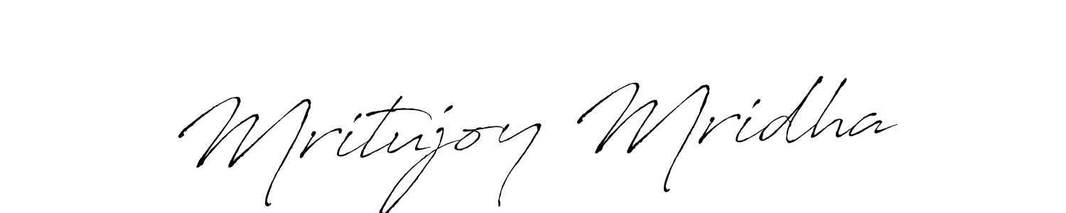 How to make Mritujoy Mridha signature? Antro_Vectra is a professional autograph style. Create handwritten signature for Mritujoy Mridha name. Mritujoy Mridha signature style 6 images and pictures png