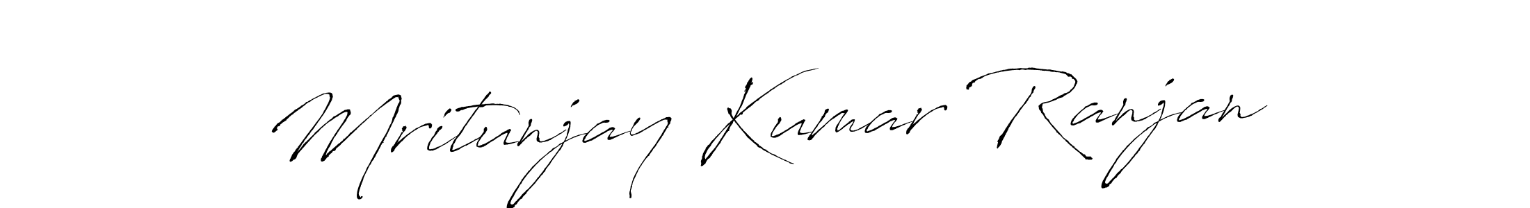 Create a beautiful signature design for name Mritunjay Kumar Ranjan. With this signature (Antro_Vectra) fonts, you can make a handwritten signature for free. Mritunjay Kumar Ranjan signature style 6 images and pictures png