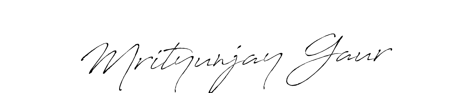 You should practise on your own different ways (Antro_Vectra) to write your name (Mrityunjay Gaur) in signature. don't let someone else do it for you. Mrityunjay Gaur signature style 6 images and pictures png