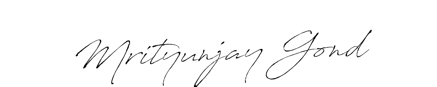 You should practise on your own different ways (Antro_Vectra) to write your name (Mrityunjay Gond) in signature. don't let someone else do it for you. Mrityunjay Gond signature style 6 images and pictures png