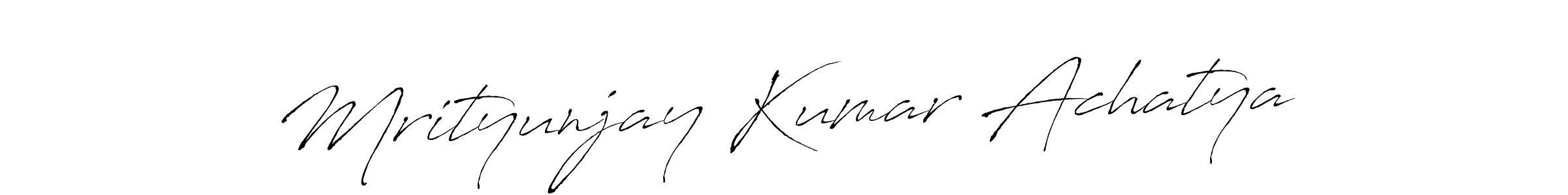 Once you've used our free online signature maker to create your best signature Antro_Vectra style, it's time to enjoy all of the benefits that Mrityunjay Kumar Achatya name signing documents. Mrityunjay Kumar Achatya signature style 6 images and pictures png