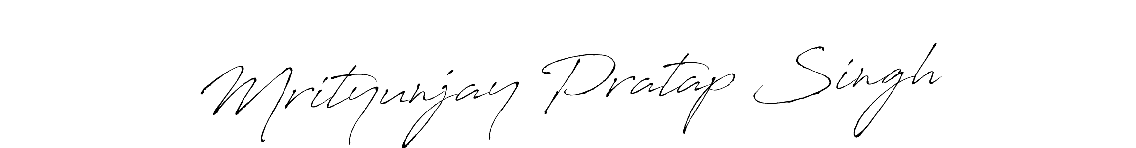 Design your own signature with our free online signature maker. With this signature software, you can create a handwritten (Antro_Vectra) signature for name Mrityunjay Pratap Singh. Mrityunjay Pratap Singh signature style 6 images and pictures png