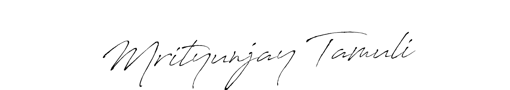 The best way (Antro_Vectra) to make a short signature is to pick only two or three words in your name. The name Mrityunjay Tamuli include a total of six letters. For converting this name. Mrityunjay Tamuli signature style 6 images and pictures png