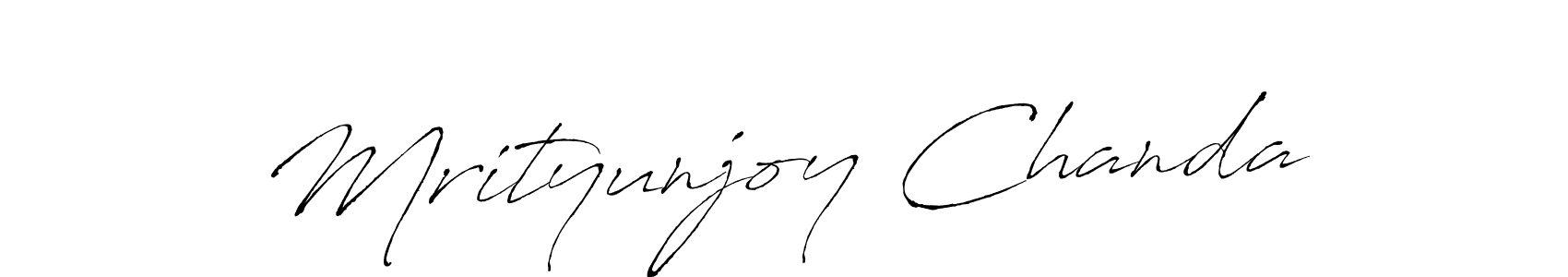 Similarly Antro_Vectra is the best handwritten signature design. Signature creator online .You can use it as an online autograph creator for name Mrityunjoy Chanda. Mrityunjoy Chanda signature style 6 images and pictures png