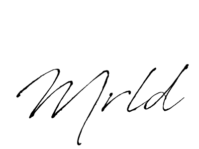 Use a signature maker to create a handwritten signature online. With this signature software, you can design (Antro_Vectra) your own signature for name Mrld. Mrld signature style 6 images and pictures png