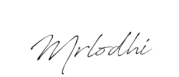 Design your own signature with our free online signature maker. With this signature software, you can create a handwritten (Antro_Vectra) signature for name Mrlodhi. Mrlodhi signature style 6 images and pictures png