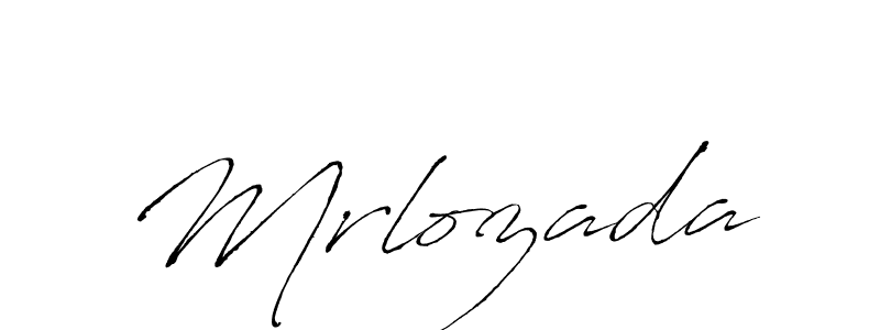 Design your own signature with our free online signature maker. With this signature software, you can create a handwritten (Antro_Vectra) signature for name Mrlozada. Mrlozada signature style 6 images and pictures png