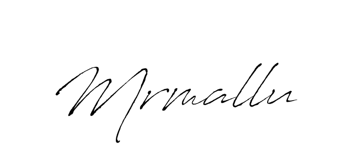 Mrmallu stylish signature style. Best Handwritten Sign (Antro_Vectra) for my name. Handwritten Signature Collection Ideas for my name Mrmallu. Mrmallu signature style 6 images and pictures png