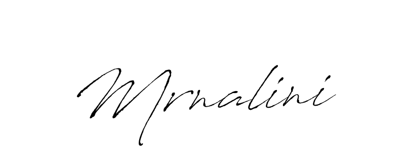 Antro_Vectra is a professional signature style that is perfect for those who want to add a touch of class to their signature. It is also a great choice for those who want to make their signature more unique. Get Mrnalini name to fancy signature for free. Mrnalini signature style 6 images and pictures png