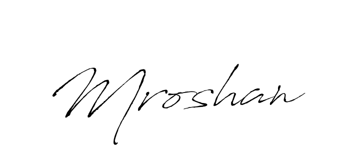 if you are searching for the best signature style for your name Mroshan. so please give up your signature search. here we have designed multiple signature styles  using Antro_Vectra. Mroshan signature style 6 images and pictures png