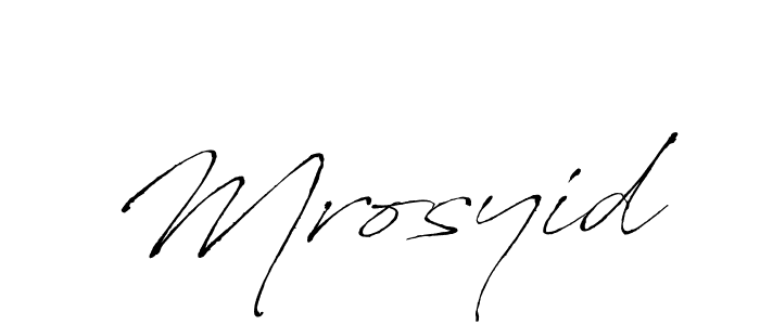 The best way (Antro_Vectra) to make a short signature is to pick only two or three words in your name. The name Mrosyid include a total of six letters. For converting this name. Mrosyid signature style 6 images and pictures png