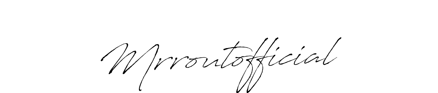 Similarly Antro_Vectra is the best handwritten signature design. Signature creator online .You can use it as an online autograph creator for name Mrroutofficial. Mrroutofficial signature style 6 images and pictures png