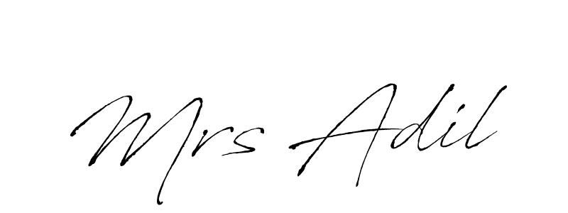 See photos of Mrs Adil official signature by Spectra . Check more albums & portfolios. Read reviews & check more about Antro_Vectra font. Mrs Adil signature style 6 images and pictures png