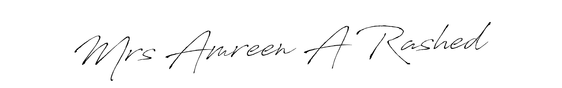 Make a beautiful signature design for name Mrs Amreen A Rashed. Use this online signature maker to create a handwritten signature for free. Mrs Amreen A Rashed signature style 6 images and pictures png