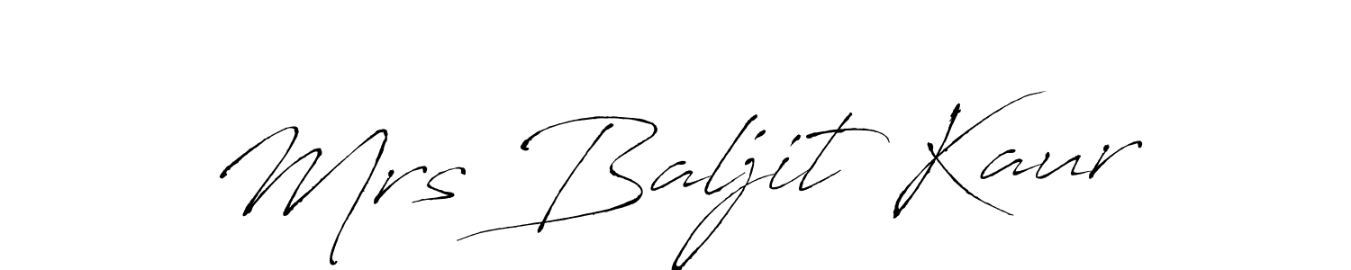 The best way (Antro_Vectra) to make a short signature is to pick only two or three words in your name. The name Mrs Baljit Kaur include a total of six letters. For converting this name. Mrs Baljit Kaur signature style 6 images and pictures png