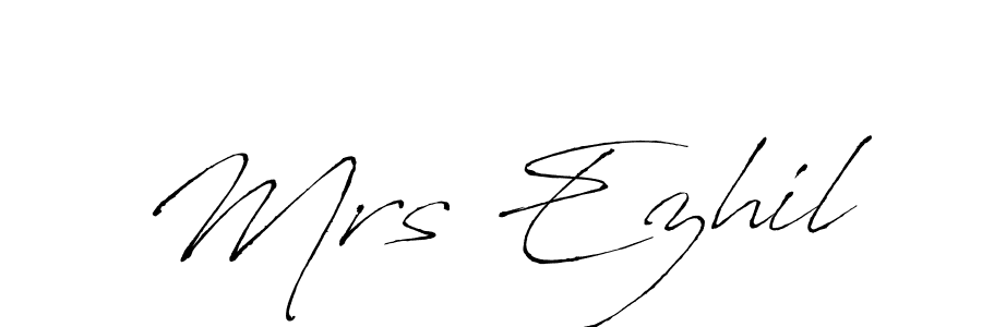 Make a short Mrs Ezhil signature style. Manage your documents anywhere anytime using Antro_Vectra. Create and add eSignatures, submit forms, share and send files easily. Mrs Ezhil signature style 6 images and pictures png