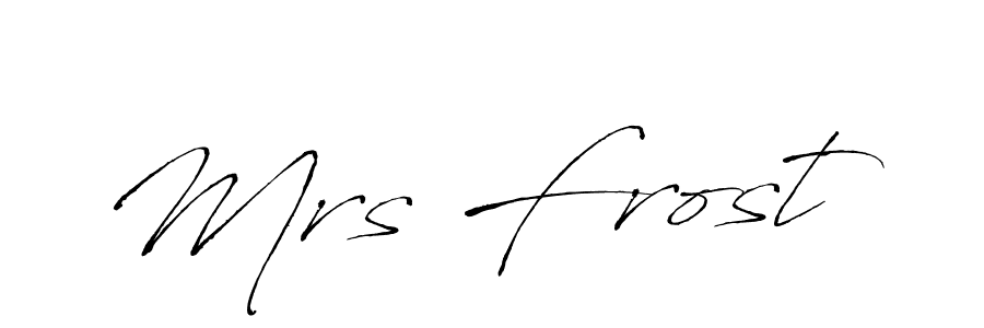 Make a beautiful signature design for name Mrs Frost. Use this online signature maker to create a handwritten signature for free. Mrs Frost signature style 6 images and pictures png