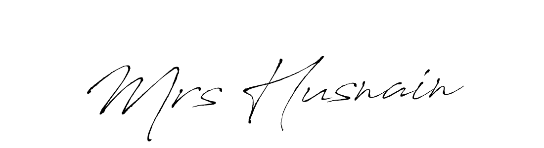 How to make Mrs Husnain signature? Antro_Vectra is a professional autograph style. Create handwritten signature for Mrs Husnain name. Mrs Husnain signature style 6 images and pictures png