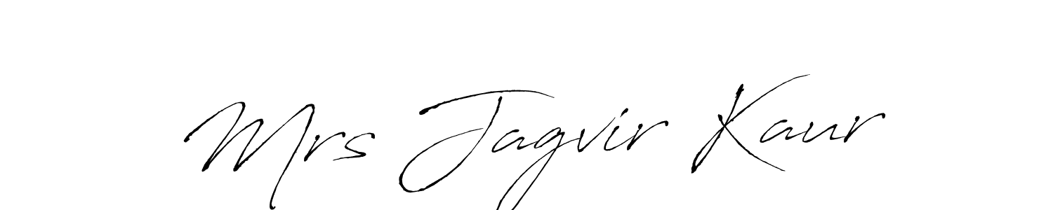You should practise on your own different ways (Antro_Vectra) to write your name (Mrs Jagvir Kaur) in signature. don't let someone else do it for you. Mrs Jagvir Kaur signature style 6 images and pictures png