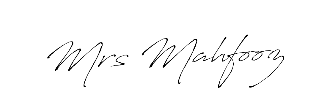 Make a beautiful signature design for name Mrs Mahfooz. Use this online signature maker to create a handwritten signature for free. Mrs Mahfooz signature style 6 images and pictures png