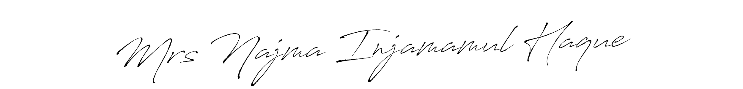 How to Draw Mrs Najma Injamamul Haque signature style? Antro_Vectra is a latest design signature styles for name Mrs Najma Injamamul Haque. Mrs Najma Injamamul Haque signature style 6 images and pictures png