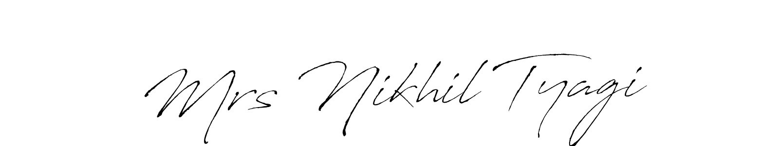 Check out images of Autograph of Mrs Nikhil Tyagi name. Actor Mrs Nikhil Tyagi Signature Style. Antro_Vectra is a professional sign style online. Mrs Nikhil Tyagi signature style 6 images and pictures png