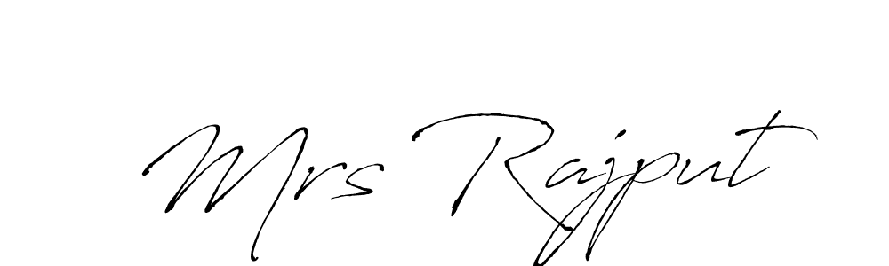 Design your own signature with our free online signature maker. With this signature software, you can create a handwritten (Antro_Vectra) signature for name Mrs Rajput. Mrs Rajput signature style 6 images and pictures png