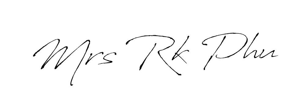 How to make Mrs Rk Phu signature? Antro_Vectra is a professional autograph style. Create handwritten signature for Mrs Rk Phu name. Mrs Rk Phu signature style 6 images and pictures png