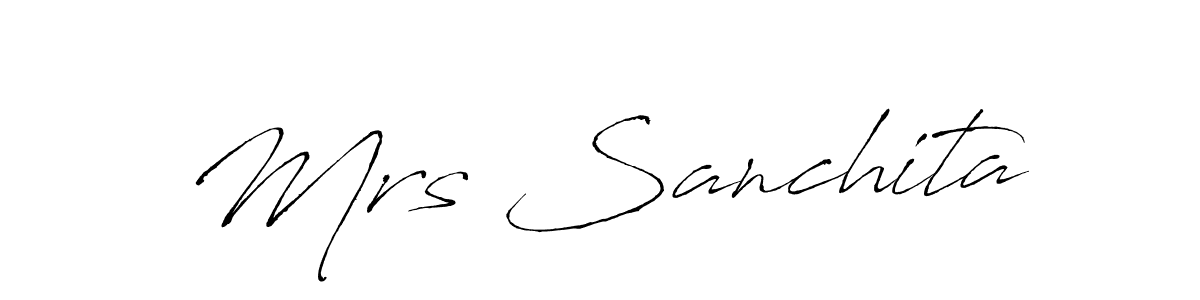 Here are the top 10 professional signature styles for the name Mrs Sanchita. These are the best autograph styles you can use for your name. Mrs Sanchita signature style 6 images and pictures png