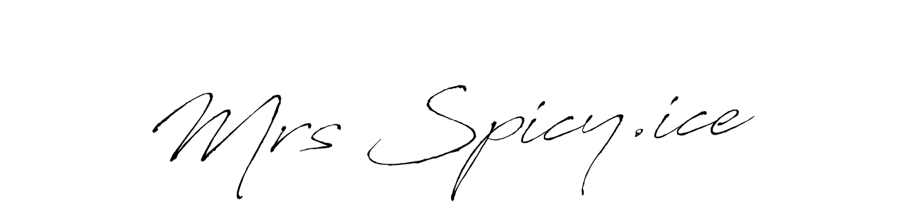 See photos of Mrs Spicy.ice official signature by Spectra . Check more albums & portfolios. Read reviews & check more about Antro_Vectra font. Mrs Spicy.ice signature style 6 images and pictures png