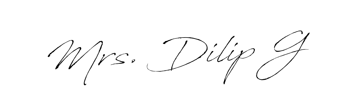 This is the best signature style for the Mrs. Dilip G name. Also you like these signature font (Antro_Vectra). Mix name signature. Mrs. Dilip G signature style 6 images and pictures png