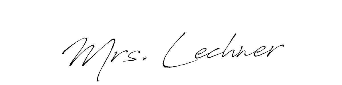 Also You can easily find your signature by using the search form. We will create Mrs. Lechner name handwritten signature images for you free of cost using Antro_Vectra sign style. Mrs. Lechner signature style 6 images and pictures png