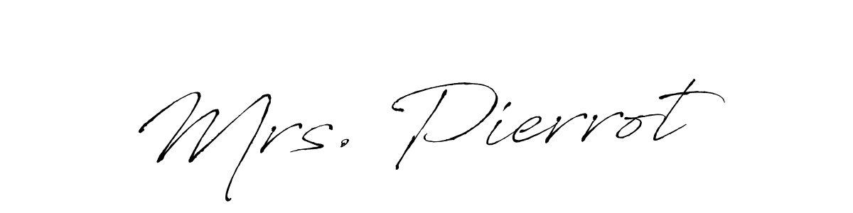 How to make Mrs. Pierrot signature? Antro_Vectra is a professional autograph style. Create handwritten signature for Mrs. Pierrot name. Mrs. Pierrot signature style 6 images and pictures png