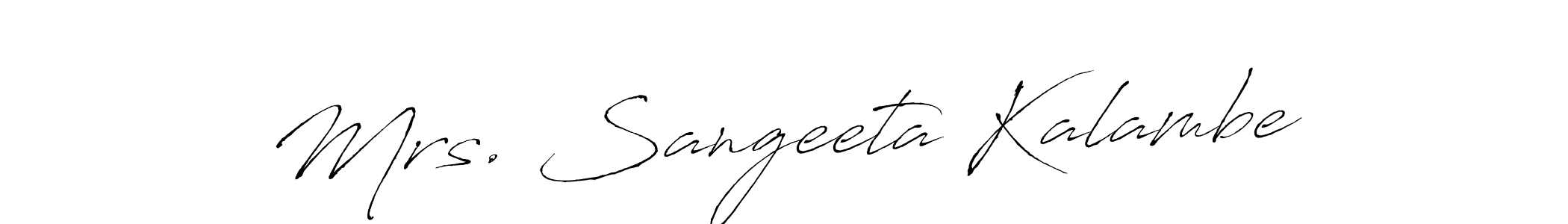 How to Draw Mrs. Sangeeta Kalambe signature style? Antro_Vectra is a latest design signature styles for name Mrs. Sangeeta Kalambe. Mrs. Sangeeta Kalambe signature style 6 images and pictures png