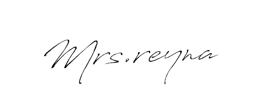 Also we have Mrs.reyna name is the best signature style. Create professional handwritten signature collection using Antro_Vectra autograph style. Mrs.reyna signature style 6 images and pictures png
