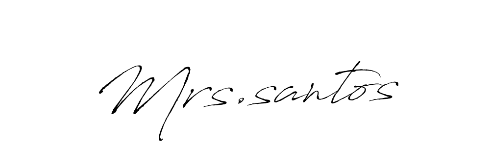 Check out images of Autograph of Mrs.santos name. Actor Mrs.santos Signature Style. Antro_Vectra is a professional sign style online. Mrs.santos signature style 6 images and pictures png