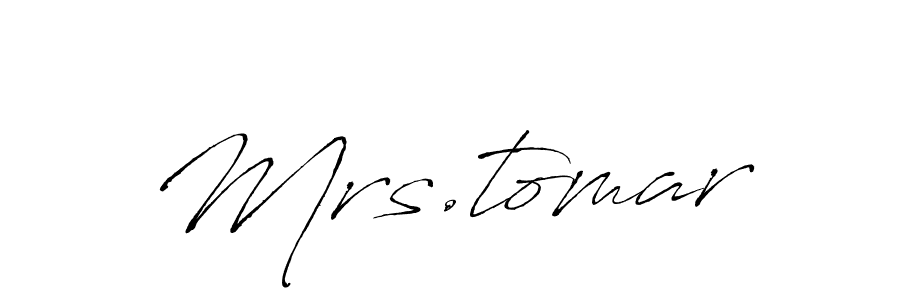 Create a beautiful signature design for name Mrs.tomar. With this signature (Antro_Vectra) fonts, you can make a handwritten signature for free. Mrs.tomar signature style 6 images and pictures png