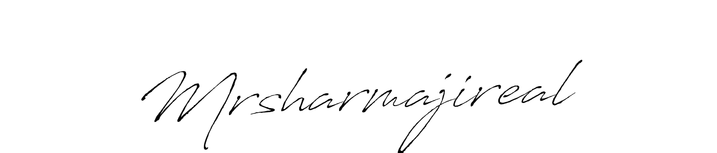 Mrsharmajireal stylish signature style. Best Handwritten Sign (Antro_Vectra) for my name. Handwritten Signature Collection Ideas for my name Mrsharmajireal. Mrsharmajireal signature style 6 images and pictures png