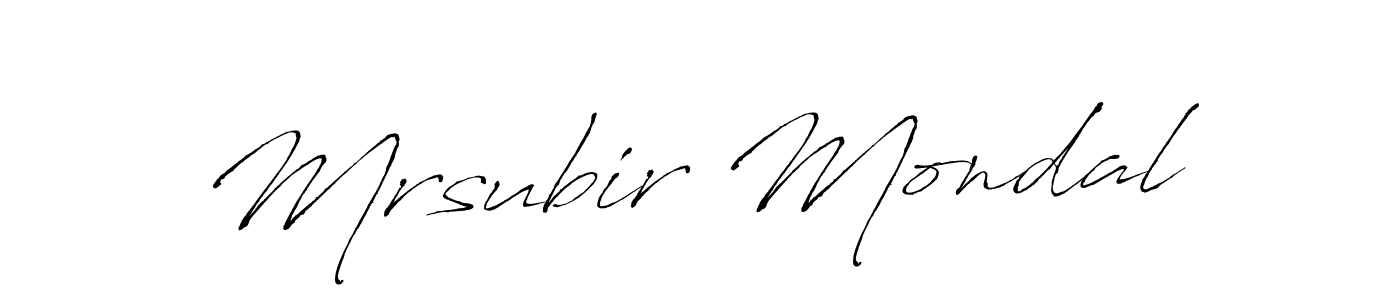 Make a short Mrsubir Mondal signature style. Manage your documents anywhere anytime using Antro_Vectra. Create and add eSignatures, submit forms, share and send files easily. Mrsubir Mondal signature style 6 images and pictures png