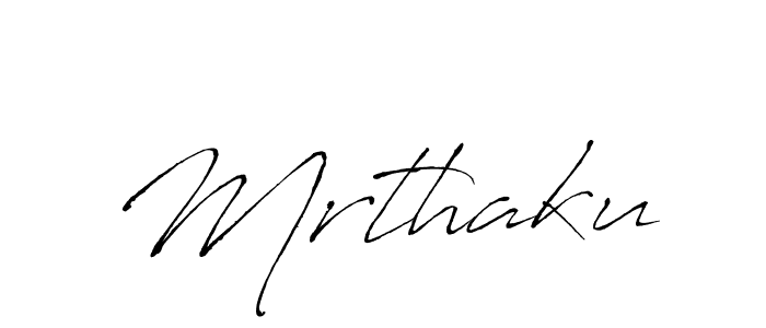 Use a signature maker to create a handwritten signature online. With this signature software, you can design (Antro_Vectra) your own signature for name Mrthaku. Mrthaku signature style 6 images and pictures png