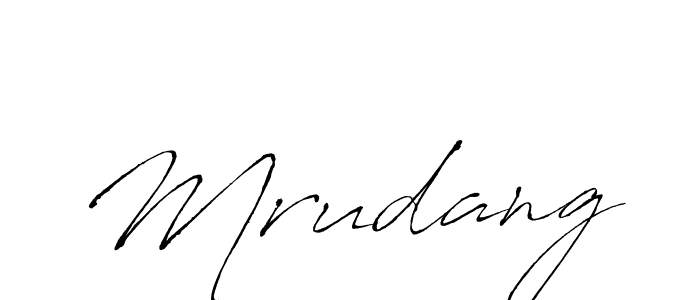 Make a beautiful signature design for name Mrudang. Use this online signature maker to create a handwritten signature for free. Mrudang signature style 6 images and pictures png