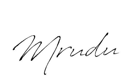 The best way (Antro_Vectra) to make a short signature is to pick only two or three words in your name. The name Mrudu include a total of six letters. For converting this name. Mrudu signature style 6 images and pictures png