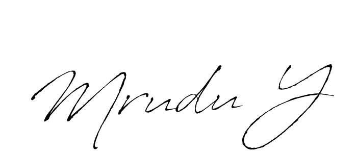 Best and Professional Signature Style for Mrudu Y. Antro_Vectra Best Signature Style Collection. Mrudu Y signature style 6 images and pictures png