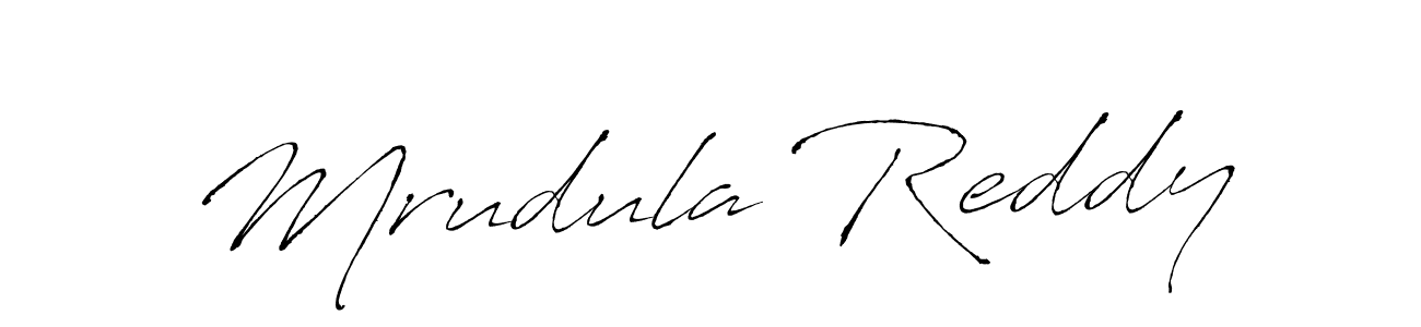 The best way (Antro_Vectra) to make a short signature is to pick only two or three words in your name. The name Mrudula Reddy include a total of six letters. For converting this name. Mrudula Reddy signature style 6 images and pictures png