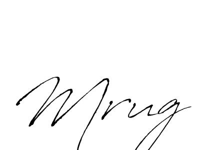 How to make Mrug signature? Antro_Vectra is a professional autograph style. Create handwritten signature for Mrug name. Mrug signature style 6 images and pictures png