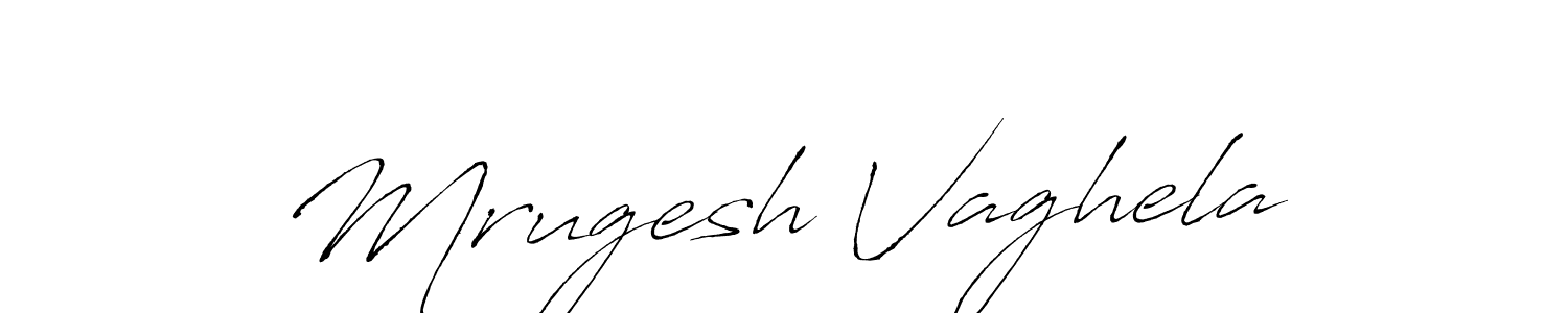 You should practise on your own different ways (Antro_Vectra) to write your name (Mrugesh Vaghela) in signature. don't let someone else do it for you. Mrugesh Vaghela signature style 6 images and pictures png