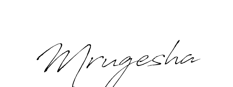 Use a signature maker to create a handwritten signature online. With this signature software, you can design (Antro_Vectra) your own signature for name Mrugesha. Mrugesha signature style 6 images and pictures png